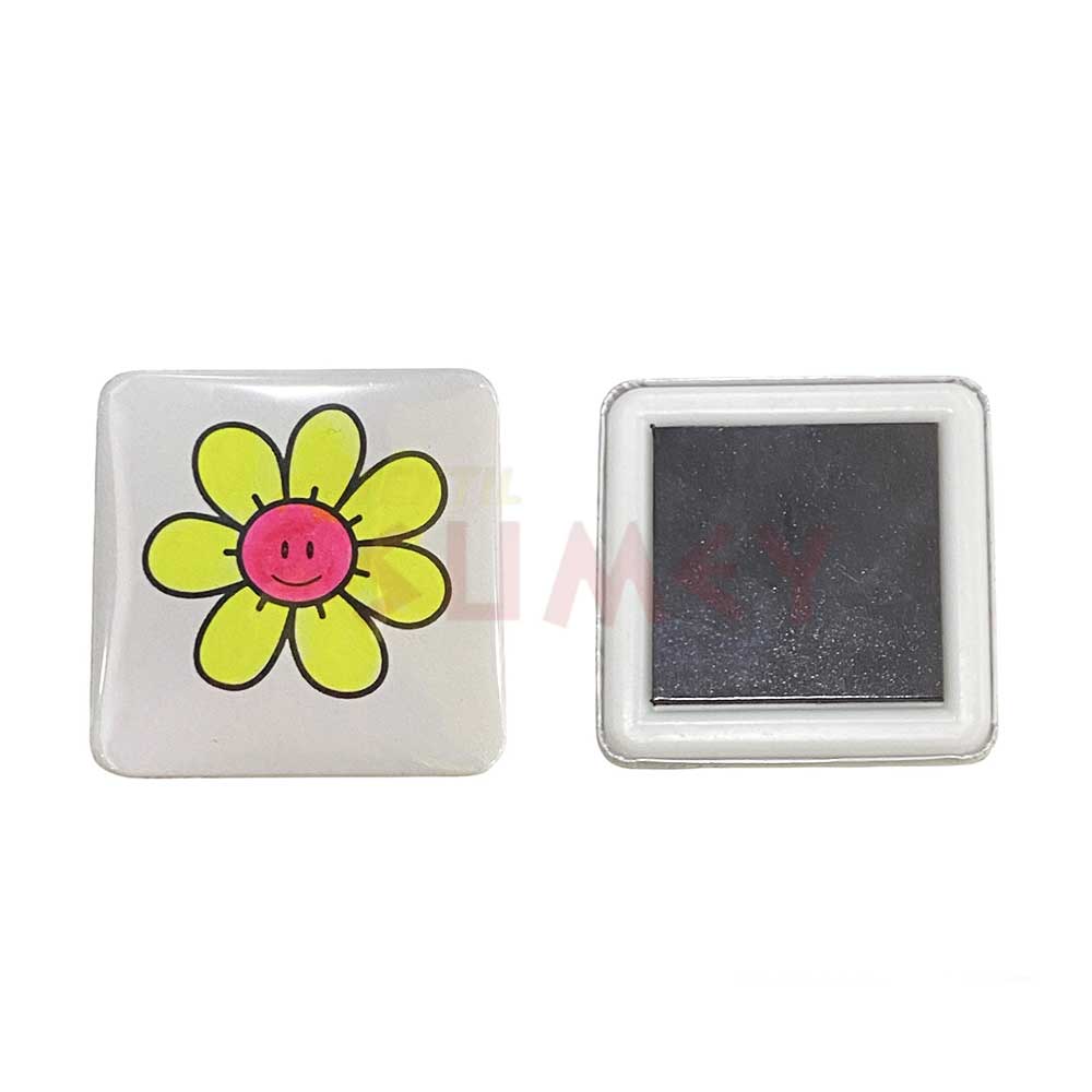 Chapa Cuadrada Magnética 50 mm (100 unidades)